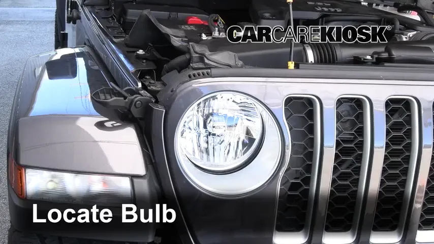 2020 Jeep Gladiator Overland 3.6L V6 Lights Headlight (replace bulb)